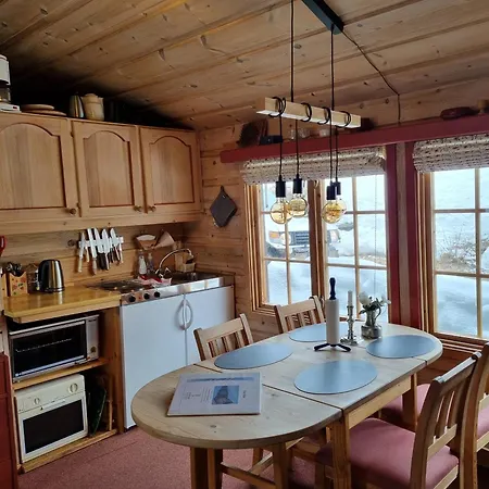 A Cozy, Rustic Retreat With Fireplace And Terrace In * Beitostolen